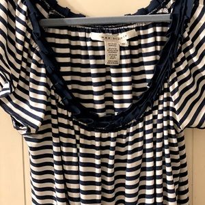 striped blouse